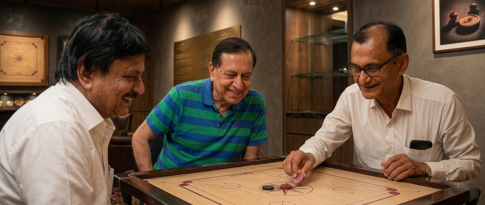 Seniors enjoying community activities at Ekta Hub